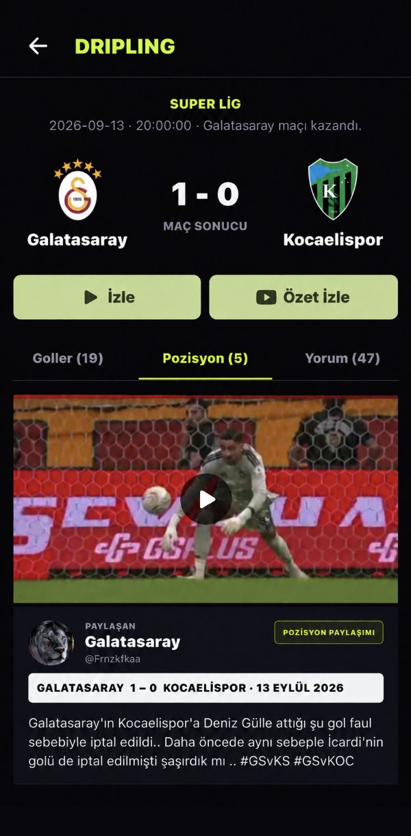 Maça bağlı pozisyon videosu ve yorum bilgileri